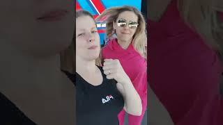 Саундчек в Каспийске. Кристина Древаль и Наталья Качура
