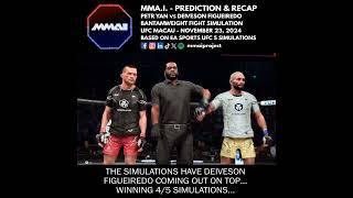 UFC Macau Petr Yan Deiveson Figueiredo UFC 5 BW Fight Prediction & Simulation Recap  #shorts