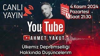 4 Kasım 2024 Ülkemiz Depremselliği Hakkında Düşüncelerim