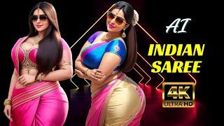 [ai lookbook] saree fashion | ai saree | hot saree | sadi | sari | bong beauty