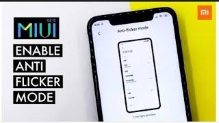 HOW TO ON ANTI FLICKER MODE IN REDMI NOTE 10