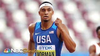 Michael Norman eases into 400m world championship semifinals | NBC Sports