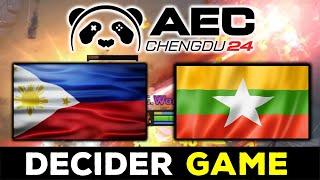 DECIDER GAME, MEEPO vs CARRY MARCI !! PHILIPPINES vs MYANMAR - IESF 2024 SEA QUALIFIERS DOTA 2