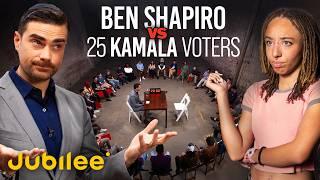 1 Republican vs. 25 Kamala Harris Voters (Feat. Ben Shapiro) | Surrounded