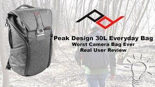 Peak Design Everyday 30L Worst Camera Bag I've Ever Used | Real User Review