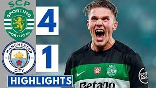 Sporting CP vs Manchester City | 4-1 Extended Highlights | UEFA Champions League 2024