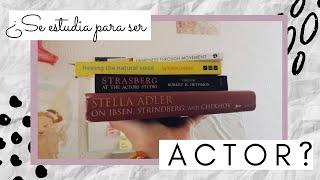 ¿Tengo que estudiar para ser actor? Carrera, Diplomado o curso...