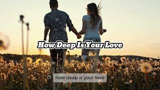 How Deep Is Your Love [...Lyric...]