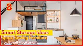 Creative & Smart STORAGE Ideas For Your SMALL Apartment  Space Saving Furniture! ▶️2