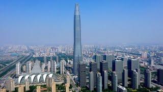 GLOBALink | Long take footage of world's seventh-tallest building in China's Tianjin released