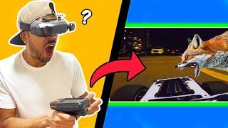 FPV RC Car is too fast for Jamie Foxx