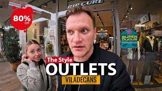 80% скидки на ТОП БРЕНДЫ! ЭТО РЕАЛЬНО?? The Styles OUTLETS в городе Виладеканс.