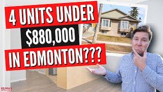 4 Total Units UNDER $880,000 In The Edmonton Real Estate Market?! | Edmonton Houses For Sale