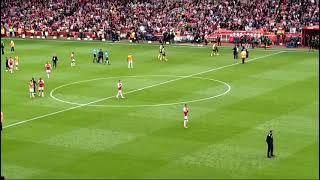 ARSENAL PLAYERS CELEBRATE WIN AGAINST BOURNEMOUTH