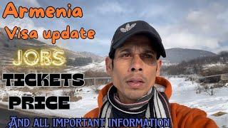 all important information for Armenia  || visa ,tickets, jobs ||#akshuthevlogger #armenia #viral