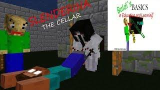 Monster School : SLENDERINA THE CELLAR + BALDI"S BASICS CHALLENGE - Minecraft Animation
