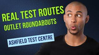 Driving test route around Ashfield & Mansfield | Designer Outlet Roundabouts, you need to watch!