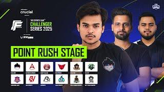 TEC Challenger Series 2025 FFM | Point Rush Stage | Day 5 ft. @TotalGaming093 @GamingAura