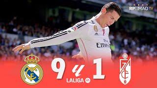 Real Madrid 9 x 1 Granada (C. Ronaldo 5 Goals) ● La Liga 14/15 Goals & Highlights ᴴᴰ