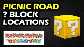 Picnic Road: All ?-Block Locations | Collectibles | Paper Mario the Origami King Walkthrough