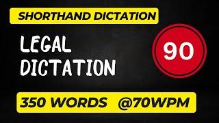 Legal Dictation {Exercise-90}, #jkssbsteno #jkhighcourtstenographer .