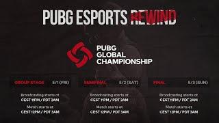 [RERUN] PUBG Global Championship 2019 Semifinal - PUBG Esports Rewind