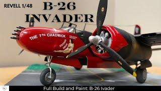 B-26 Invader / Revell / 1:48 Scale / How to Build / Paint Process / Build Process / Assembly Process