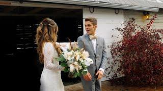 Emotional First Look at Hidden Meadow & Barn - Quinn & Nick’s Wedding Teaser