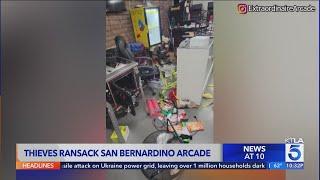 Burglars hit San Bernardino arcade, owner says losses cost $10K