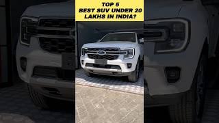 Top 5 Best Suv Cars In India 2024 #shorts #cars : Best Suv Under 20 Lakhs In India #wheelswonder