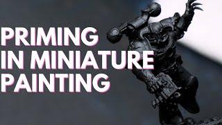 Priming in Miniature Painting