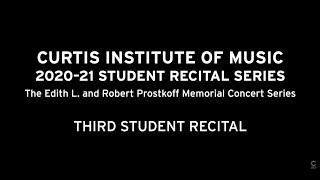 Student Recital: Lebedev, Bach, and More