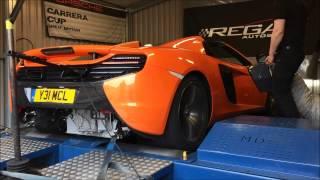 Mclaren 650S Benchmark Rolling Road Runs at Regal Autosport