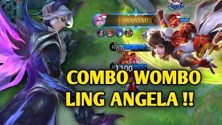 KESERUANN COMBO WOMBO JUMBO LING ANGELAA!! - Mobile Legends