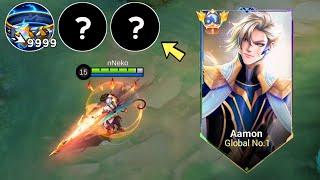 SAVAGE!!! AAMON SECRET BROKEN BUILD IN HIGH RANK AUTO 1 SHOT DELETE ENEMY!