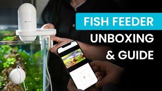 Unboxing & Setup: Swell Visual Fish Feeder with Camera for Aquariums | Automatic Feeder Guide