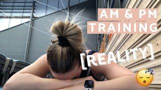 First morning training in 4 months... Showing the reality of a double training day! [vlog]