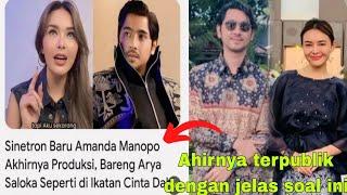 Ahirnya go publik juga soal tayang nya Arya saloka dan Amanda manopo di pilem terbarunya ternyata