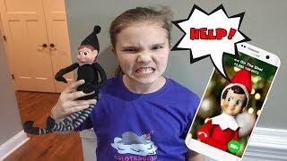 Save The Elf On The Shelf Part 2! Mean Elf On The Shelf Took Ellie!