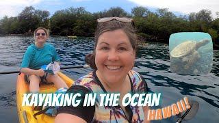 Kayaking in the OPEN OCEAN to SNORKEL The CAPTAIN COOK Monument- The BIG ISLAND Hawaii Vlog Day 3!
