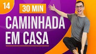  CAMINHADA EM CASA 14 | Acabe com a BARRIGA | Exercícios sem impacto para pochete | Aurélio Alfieri