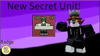 Drone Defense How to get new Teacher Unit!