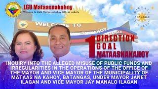 Political Dynasty of Mataas na Kahoy Batangas LGU Under Investigation!