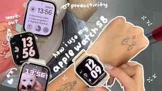 how i use my apple watch⌚️day in the life using an apple watch series 8