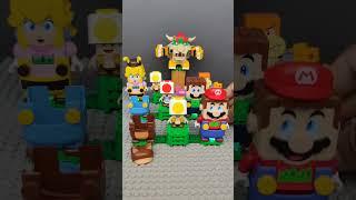 Lego Tanooki Mario and Friends: Jumping into New Power Suits and Having Fun!  253.7 #toys #shorts