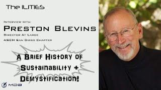 Ilities - Preston Blevins - Sustainability History of and Capacity Building ASCM San Diego Chapter