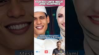 Kisah Bule Cantik Mualaf yang lawan Islamophobia #shortsfeed #mualafcantik #shortsvideo