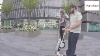 Airwheel S3 two wheel scooter and Z3 folding electric scooter