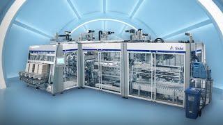 Cermex EvoPack - Highly flexible case packing platform for shaped containers | Sidel