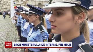 Polițiștii care au oprit circulația în timpul aterizării elicopterului în Capitală au fost premiați